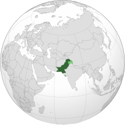 Pakistan map