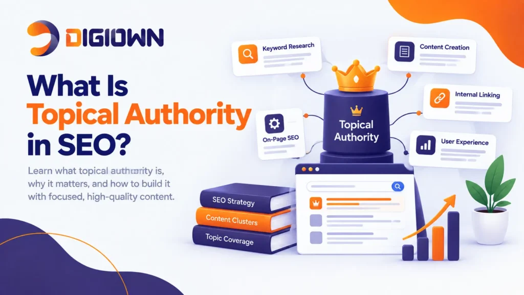 Topical authority in SEO with content clusters and linking